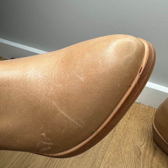 NEW Nisolo Classic Ankle Bootie Almond Brown Tan Leather Heeled Boho Everyday - Picture 4 of 11